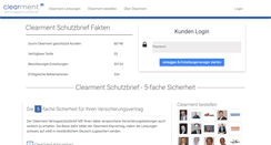 Desktop Screenshot of clearment.de