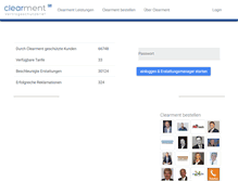 Tablet Screenshot of clearment.de